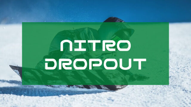 【NITRO】DROPOUTの評価はパウダー性能が高いオールマウンテンモデル！カービングとも相性良い！