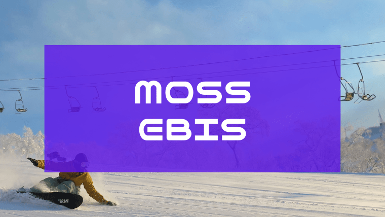 【MOSS】EBIS(エビス)の評価はソフトでオールラウンドな扱いやすい板！型落ちモデルもお買い得！