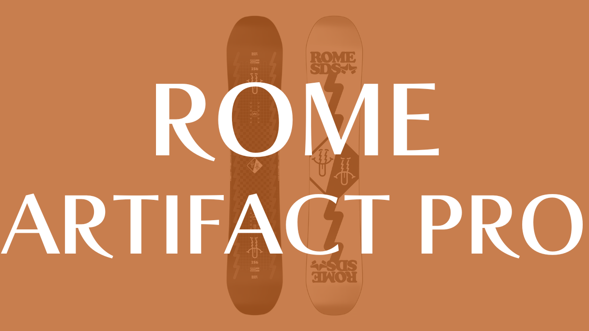【ROME】ARTIFACT PROの評価まとめ！パークライディングに最適な理由