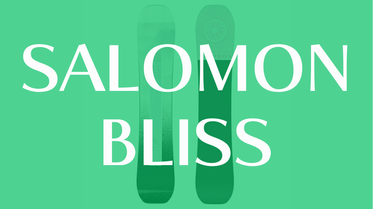 【SALOMON】BLISSの評価は?女性向けオールラウンドボードの魅力を紹介