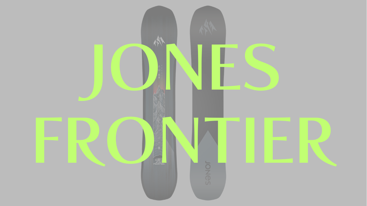 【JONES】FRONTIERの総合評価!一本で山を遊び尽くす万能ボード
