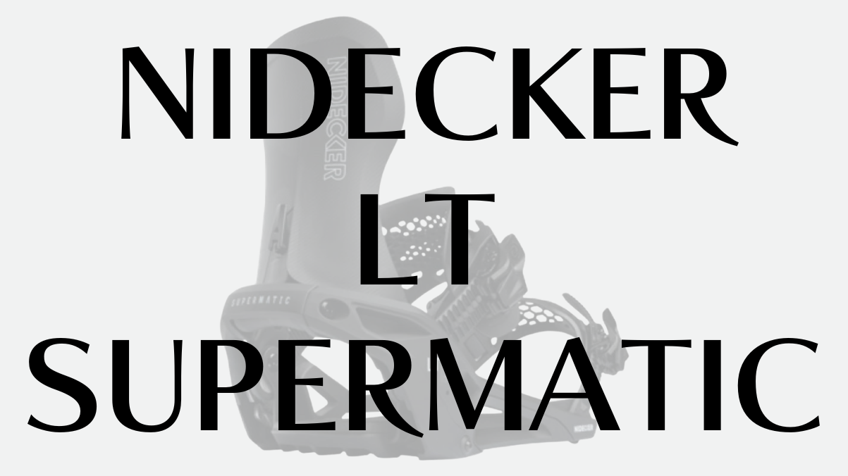 【NIDECKER】LT SUPERMATICの評価は？特徴と得意ジャンルを徹底解説