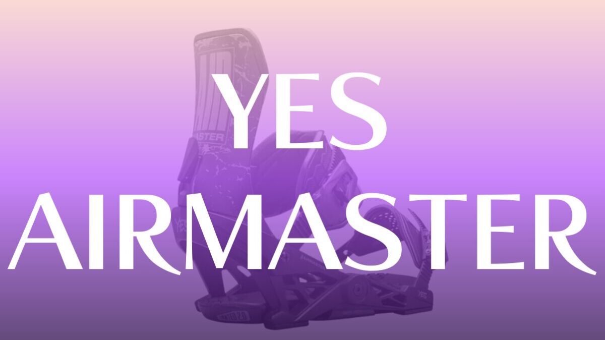 【YES】AIRMASTERの評価はフリーランからパークまでこなす万能ビンディング