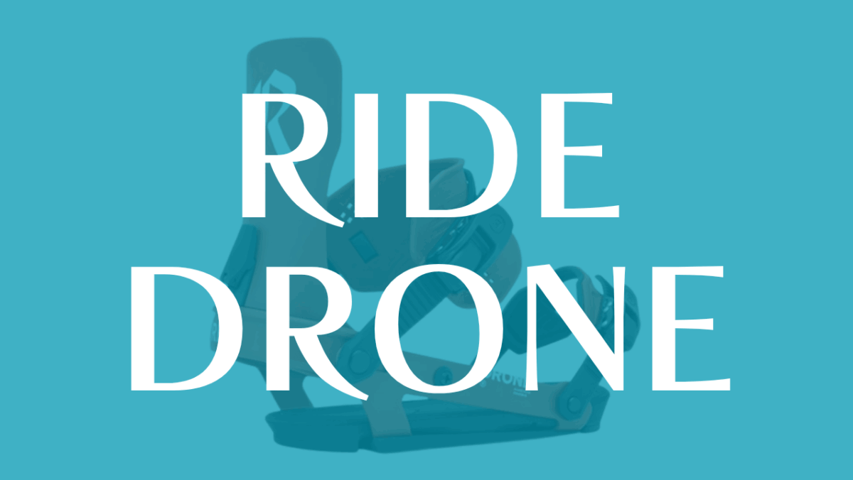 【RIDE】DRONEの評価は?オールマウンテン性能とCIRCUITとの違いを解説